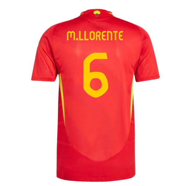 2024-2025 Spain Authentic Home Shirt (M.Llorente 6)-PitchVibe Kits